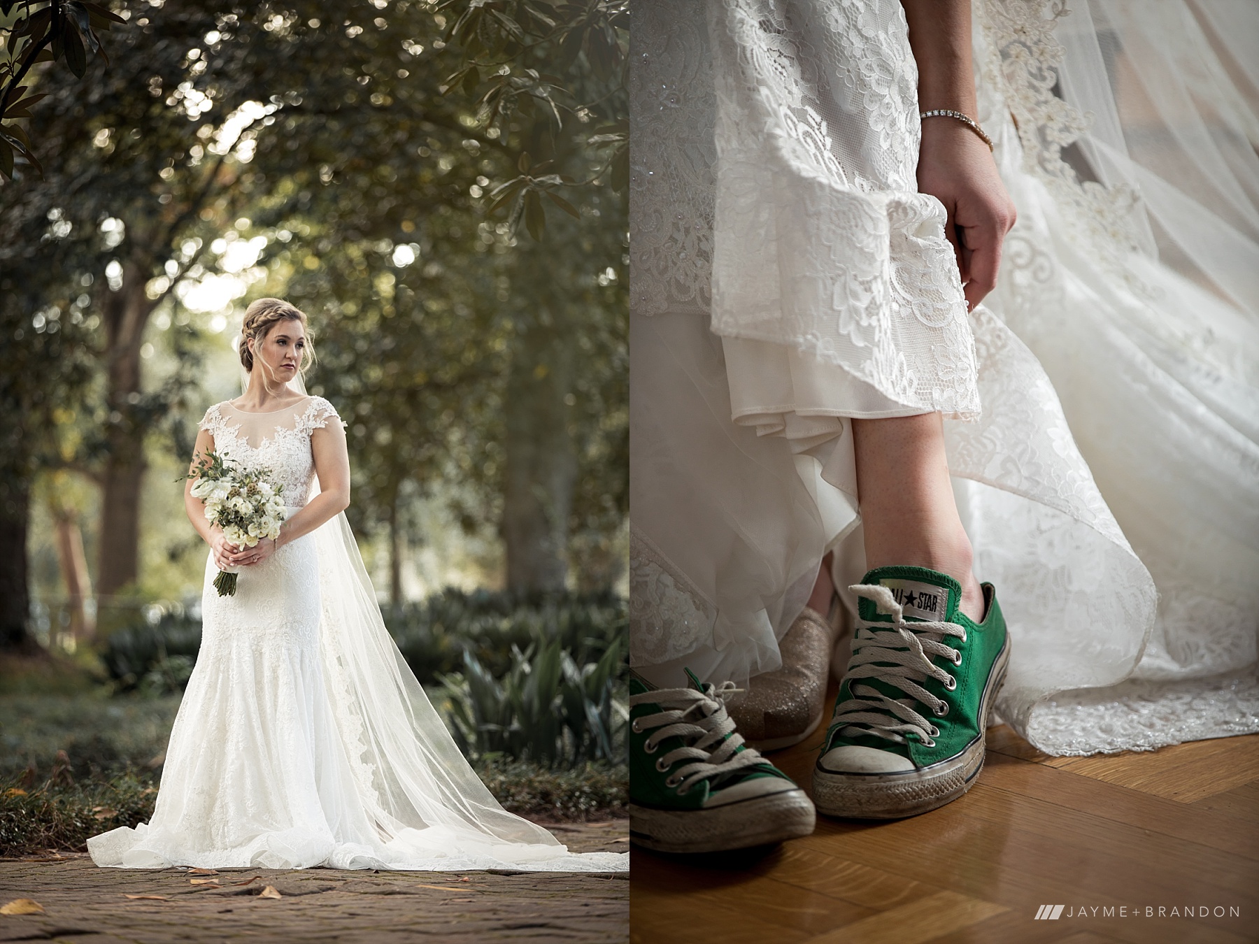 Green Converse Bride