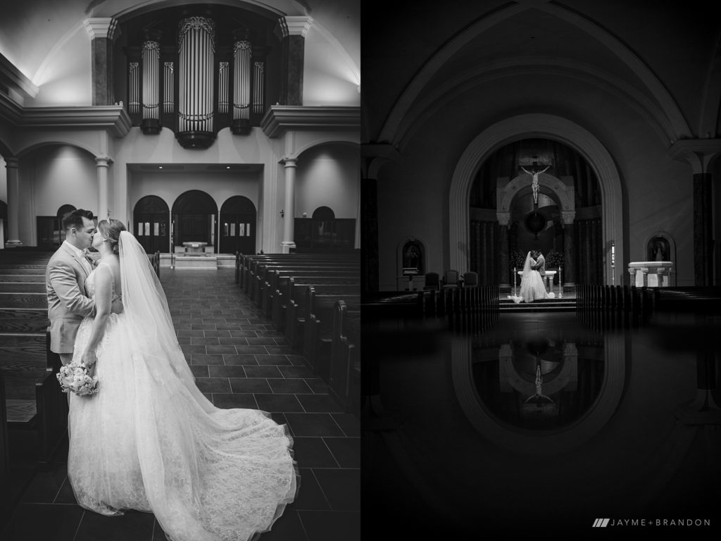 https://jaymeandbrandon.com
Jayme and Brandon Photography
St Pius X Wedding